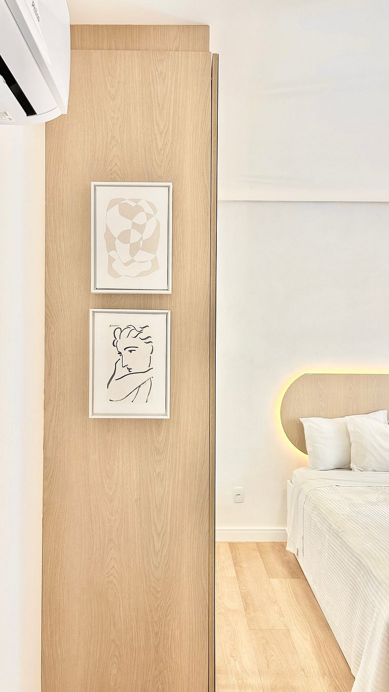 Charme na Borges - 2 suítes c/ lareira