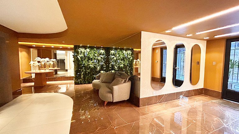 Charme na Borges - 2 suítes c/ lareira