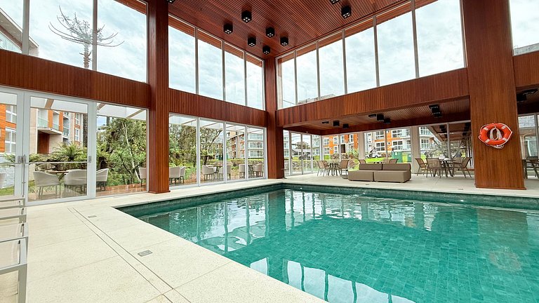 Natureza, Lareira e Piscina | Club Vêneto