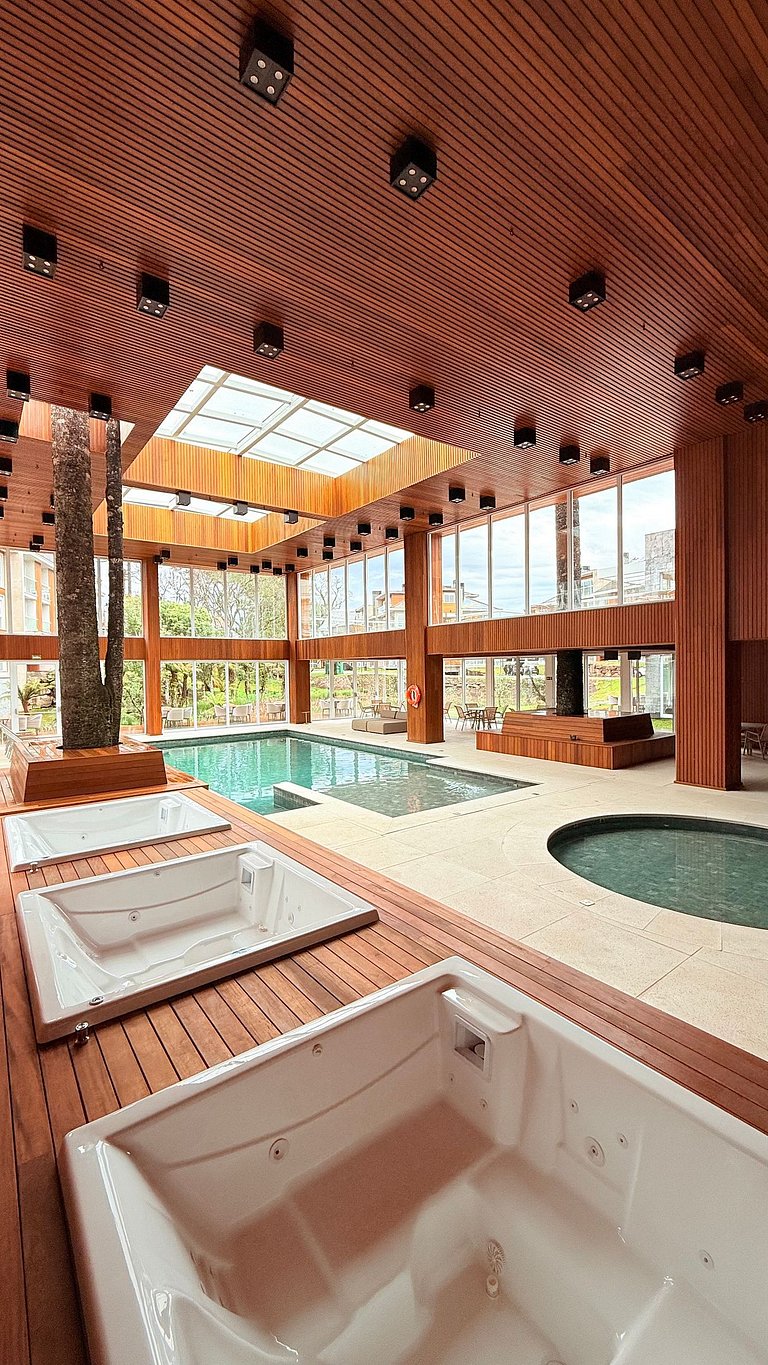 Natureza, Lareira e Piscina | Club Vêneto