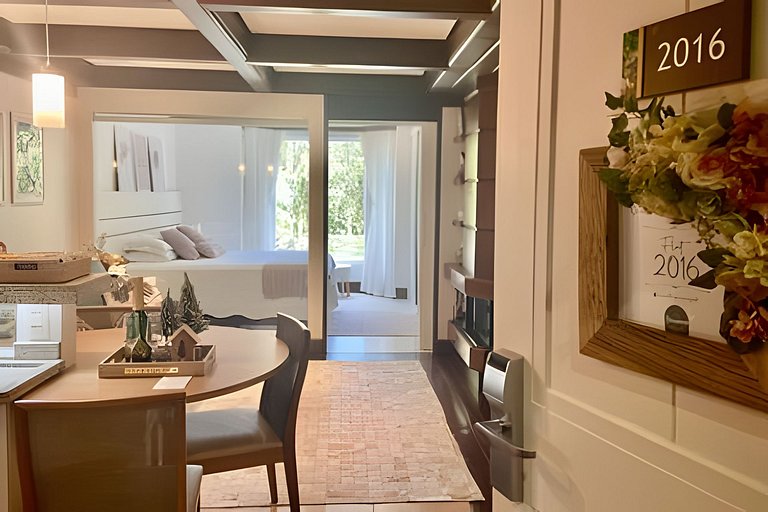 Aconchegante Flat Mountain Village Laje de Pedra