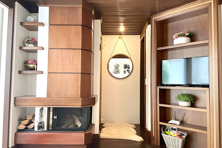 Aconchegante Flat Mountain Village Laje de Pedra