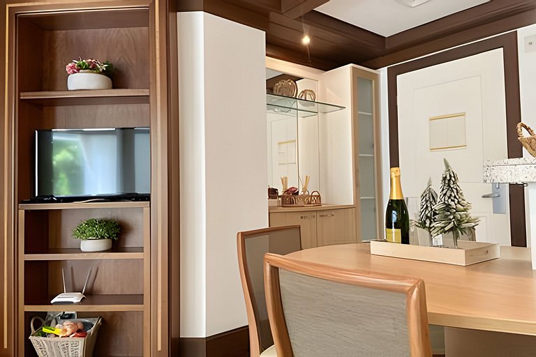 Aconchegante Flat Mountain Village Laje de Pedra