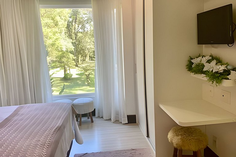 Aconchegante Flat Mountain Village Laje de Pedra