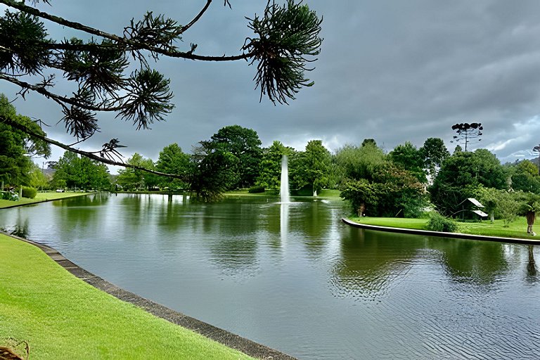 Aconchegante Flat Mountain Village Laje de Pedra