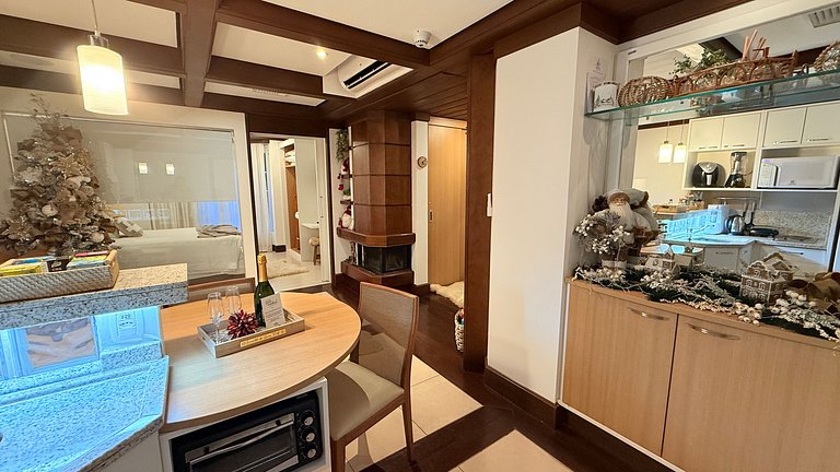 Aconchegante Flat Mountain Village Laje de Pedra