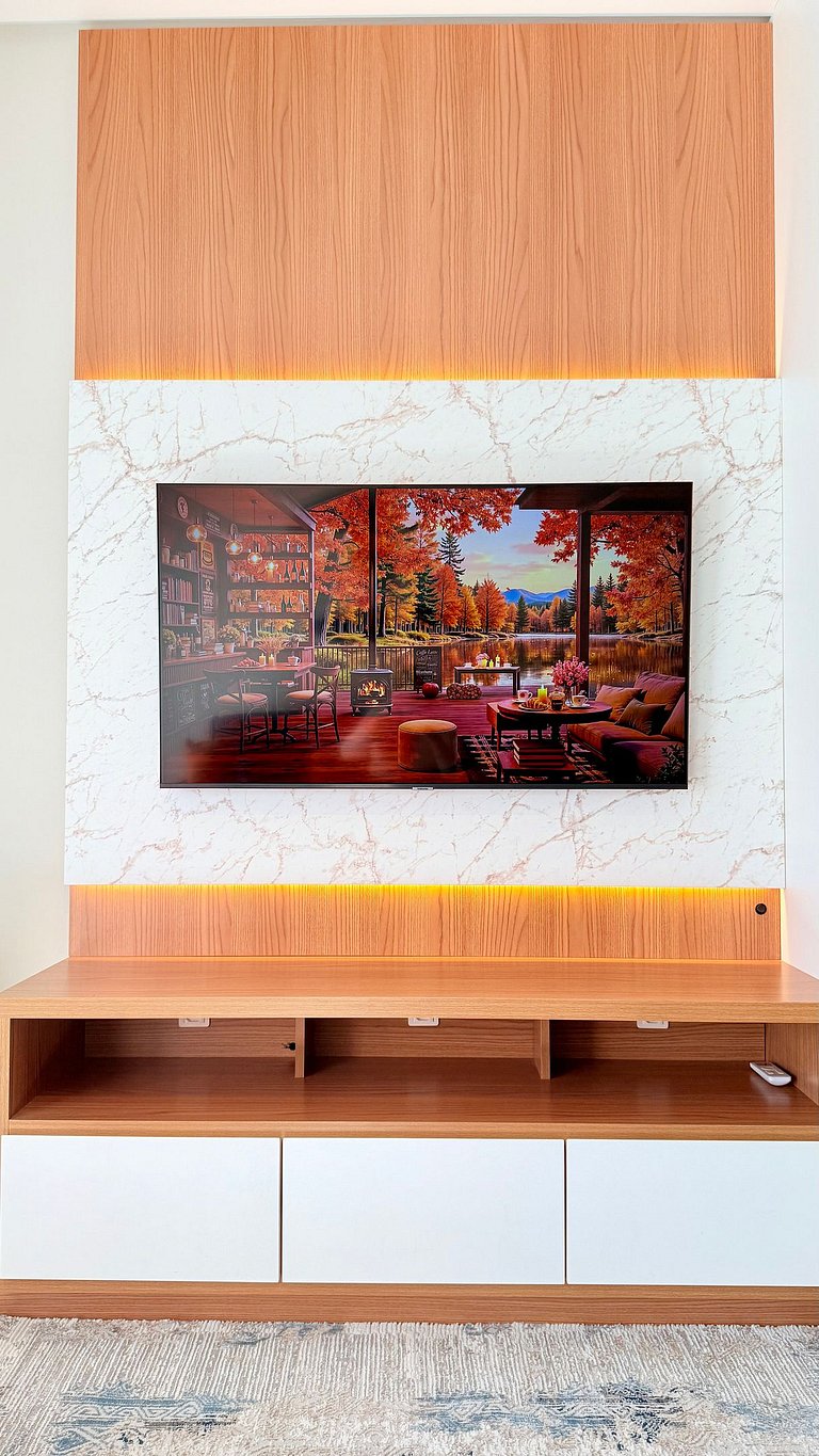 Charmoso e Completo c/ Lareira Próx a Rua Coberta