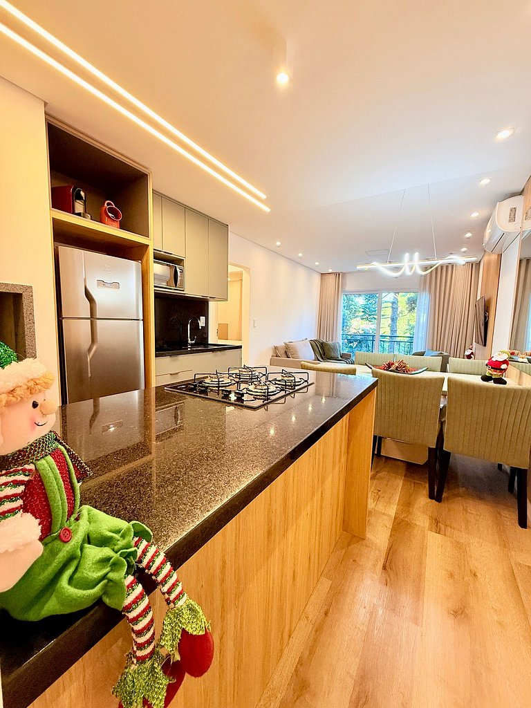 Apê dos sonhos em Canela | Novo e completo