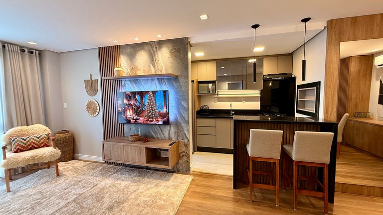 Apê Incrível em Canela | Novo e elegante